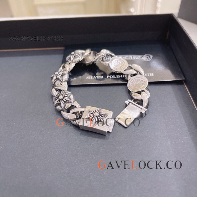 Retro Euro Punk Bracelet s925 Sterling Silver AAA Replica